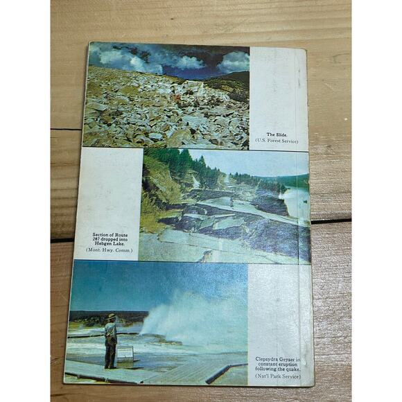 VTG The night the mountain fell. Montana-yellowstone earthquake book. 1960 - Picture 2 of 5